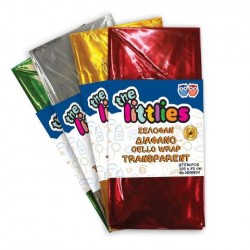 ΣΕΛΟΦΑΝ 70Χ100cm 25mu ΚΟΚΚΙΝΟ 2TEM THE LITTLIES