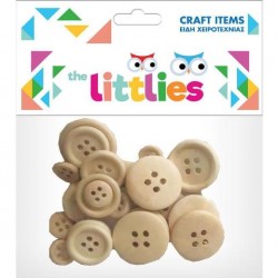 ΞΥΛΙΝΑ ΚΟΥΜΠΙΑ ΦΥΣΙΚΟ ΧΡΩΜΑ 24ΤΕΜ THE LITTLIES