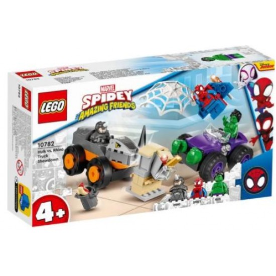 LEGO SUPER HEROES SPIDEY AND HIS AMAZING FRIENDS HULK VS RHINO TRUCK SHOWDOWN 10782