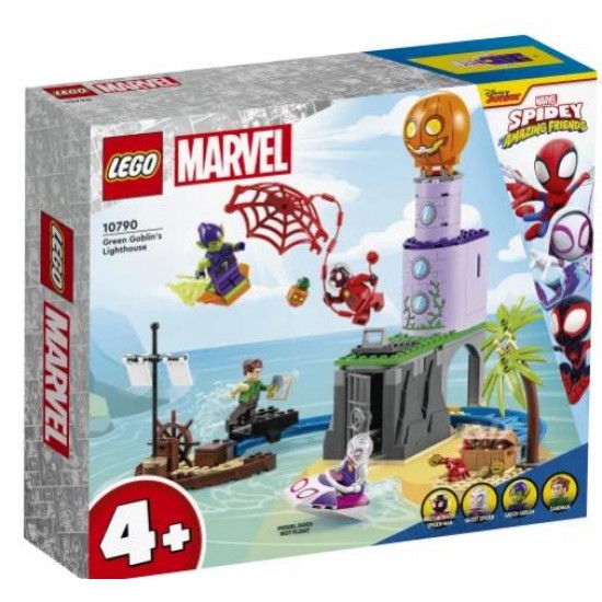 LEGO MARVEL SUPER HEROES TEAM SPIDEY AT GREEN GOBLIN'S LIGHTHOUSE 10790