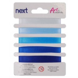 ΚΟΡΔΕΛΑ ΣΑΤΕΝ ΜΠΛΕ 1εκ. x 1μ. ΚΟΡΔΕΛΑ ΣΑΤΕΝ ΜΠΛΕ 1εκ. x 1μ.