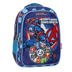ΤΣΑΝΤΑ ΠΛΑΤΗΣ 32X18X43 3ΘΗΚΕΣ CAPTAIN AMERICA ΤΣΑΝΤΑ ΠΛΑΤΗΣ 32X18X43 3ΘΗΚΕΣ CAPTAIN AMERICA