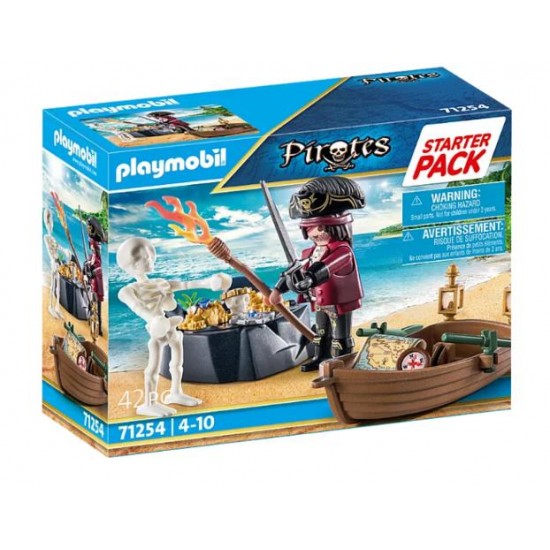 PLAYMOBIL STARTER PACK ΠΕΙΡΑΤΗΣ,ΒΑΡΚΟΥΛΑ & ΘΗΣΑΥΡΟ 71254