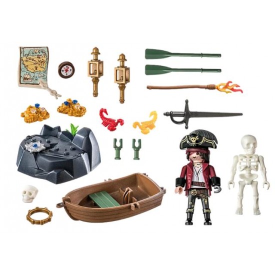 PLAYMOBIL STARTER PACK ΠΕΙΡΑΤΗΣ,ΒΑΡΚΟΥΛΑ & ΘΗΣΑΥΡΟ 71254