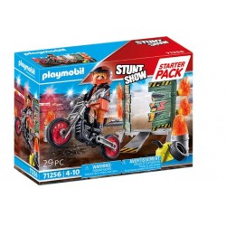 PLAYMOBIL STARTER PACK ΑΚΡΟΒΑΤΙΚA ME ΜΗΧΑΝΗ MOTOCROSS 71256