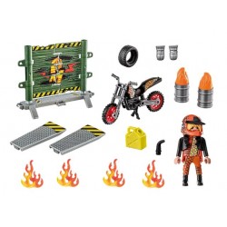 PLAYMOBIL STARTER PACK ΑΚΡΟΒΑΤΙΚA ME ΜΗΧΑΝΗ MOTOCROSS 71256