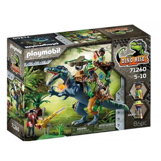 PLAYMOBIL DINO RISE ΣΠΙΝΟΣΑΥΡΟΣ ΚΑΙ ΕΞΕΡΕΥΝΗΤΕΣ 71260