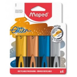 ΥΠΟΓΡΑΜΜΙΣΤΗΣ MAPED GLITTER MΕΤΑΛΛΙΚΑ ΧΡΩΜΑΤΑ ΥΠΟΓΡΑΜΜΙΣΤΗΣ MAPED GLITTER MΕΤΑΛΛΙΚΑ ΧΡΩΜΑΤΑ