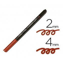 ΜΑΡΚΑΔΟΡΟΙ LYRA AQUA BRUSH DUO INDIAN RED L6520092