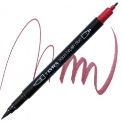 ΜΑΡΚΑΔΟΡΟΙ LYRA AQUA BRUSH DUO POMPEIAN RED L6520091
