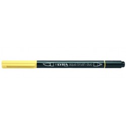 ΜΑΡΚΑΔΟΡΟΙ LYRA AQUA BRUSH DUO LIGHT YELLOW L6520002