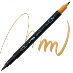 ΜΑΡΚΑΔΟΡΟΙ LYRA AQUA BRUSH DUO GOLD OCHRE L6520083
