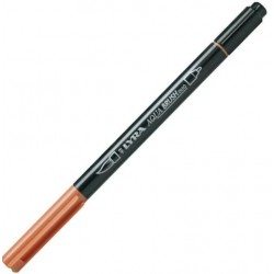 ΜΑΡΚΑΔΟΡΟΙ LYRA AQUA BRUSH DUO BURNT OCHRE L6520087