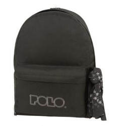 ΣΑΚΙΔΙΟ POLO ORIGINAL DOUBLE SCARF ΜΑΥΡΟ 901235-2002