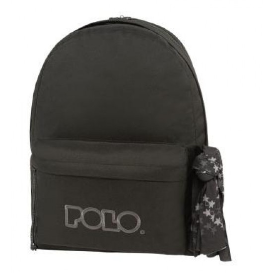 ΣΑΚΙΔΙΟ POLO ORIGINAL DOUBLE SCARF ΜΑΥΡΟ 901235-2002