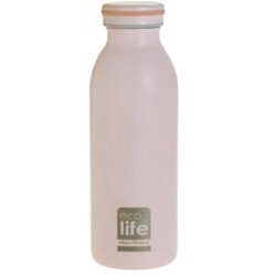 ECOLIFE ΜΠΟΥΚΑΛΙ ΘΕΡΜΟΣ 450ml PASTEL PINK