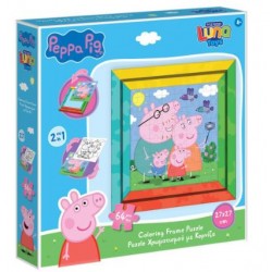PUZZLE ΚΟΡΝΙΖΑ 64ΤΕΜ 27Χ27ΕΚ PEPPA PIG PUZZLE ΚΟΡΝΙΖΑ 64ΤΕΜ 27Χ27ΕΚ PEPPA PIG
