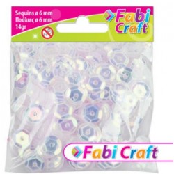 ΠΟΥΛΙΕΣ FABI 6mm 14gr ΑΣΠΡΟ 6ΤΜΧ 130313