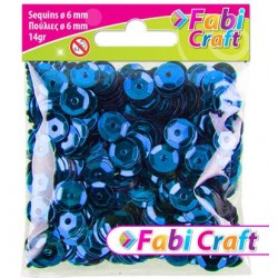 ΠΟΥΛΙΕΣ FABI 6mm 14gr ΜΠΛΕ 6ΤΜΧ 130318