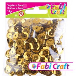 ΠΟΥΛΙΕΣ FABI 6mm 14gr ΧΡΥΣΟ 6ΤΜΧ 130311