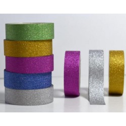 ΧΑΡΤΟΤΑΙΝΙΑ GLITTER 15mm 3m