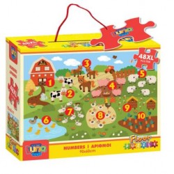 PUZZLE ΔΑΠΕΔΟΥ 48TEM 90X60EK ΑΡΙΘΜΟΙ LUNA PUZZLE ΔΑΠΕΔΟΥ 48TEM 90X60EK ΑΡΙΘΜΟΙ LUNA
