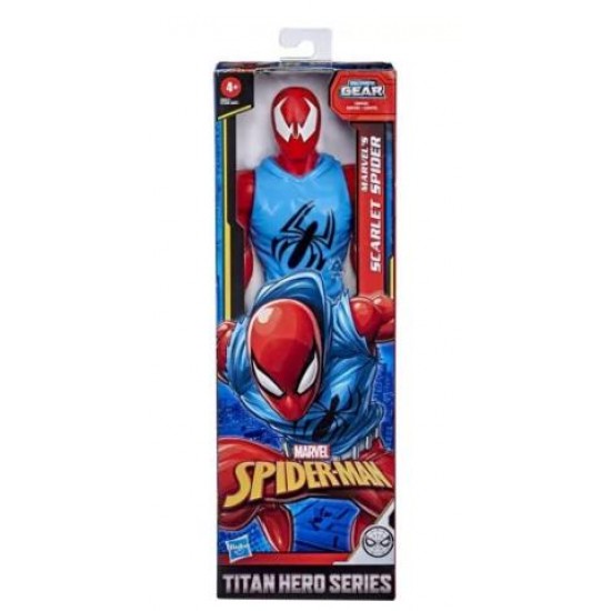 HASBRO MARVEL SPIDER-MAN TITAN HERO SERIES BLAST GEAR SCARLET SPIDER E8521