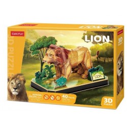 CUBICFUN 3D ΠΑΖΛ ANIMAL PALS ΛΙΟΝΤΑΡΙ 40ΤΜΧ P856H CUBICFUN 3D ΠΑΖΛ ANIMAL PALS ΛΙΟΝΤΑΡΙ 40ΤΜΧ P856H