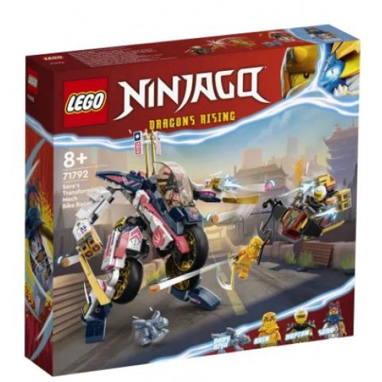 LEGO NINJAGO SORA'S TRANSFORMING MECH BIKE RACER 71792