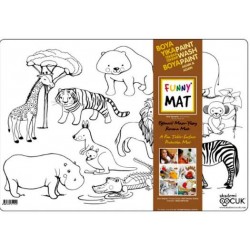ΣΟΥΠΛΑ ΖΩΓΡΑΦΙΚΗΣ FUNNY MAT ΖΩΑ ΤΗΣ ΖΟΥΓΚΛΑΣ 48X33εκ.