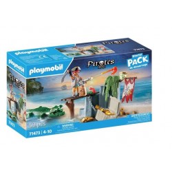 PLAYMOBIL PIRATES STARTER PACK ΠΕΙΡΑΤΗΣ ΜΕ ΑΛΙΓΑΤΟΡΑ 71473 PLAYMOBIL PIRATES STARTER PACK ΠΕΙΡΑΤΗΣ ΜΕ ΑΛΙΓΑΤΟΡΑ 71473