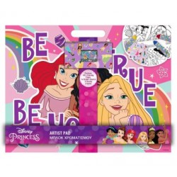 ΜΠΛΟΚ ΜΕ 40 ΣΕΛΙΔΕΣ ΧΡΩΜΑΤΙΣΜΟΥ ΑΥΤΟΚΟΛΛΗΤΑ ΚΑΙ 3 ΚΗΡΟΜΠΟΓΙΕΣ PRINCESS