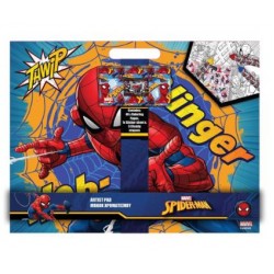 ΜΠΛΟΚ ΜΕ 40 ΣΕΛΙΔΕΣ ΧΡΩΜΑΤΙΣΜΟΥ ΑΥΤΟΚΟΛΛΗΤΑ ΚΑΙ 3 ΚΗΡΟΜΠΟΓΙΕΣ SPIDERMAN