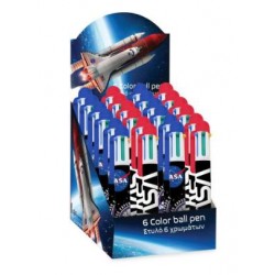 ΣΤΥΛΟ ME 6 ΧΡΩΜΑΤΑ NASA