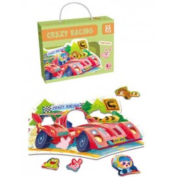 ΠΑΖΛ ΠΑΤΩΜΑΤΟΣ 55 ΤΕΜ ΦΟΡΜΟΥΛΑ CRAZY RACING 23x18x6cm ΠΑΖΛ ΠΑΤΩΜΑΤΟΣ 55 ΤΕΜ ΦΟΡΜΟΥΛΑ CRAZY RACING 23x18x6cm