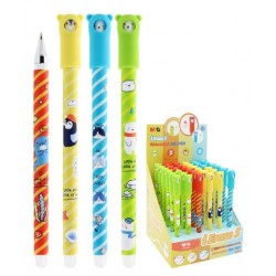 ΣΤΥΛΟ ΜΕ ΓΟΜΑ M&G ΖΩΑΚΙΑ 4 ΣΧΕΔΙΑ ΣΤΥΛΟ ΜΕ ΓΟΜΑ M&G ΖΩΑΚΙΑ 4 ΣΧΕΔΙΑ