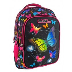 ΣΧΟΛΙΚΗ ΤΣΑΝΤΑ ΠΛΑΤΗΣ ΔΗΜΟΤΙΚΟΥ MUST BUTTERFLIES 3 ΘΗΚΕΣ