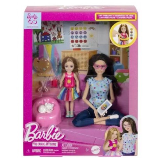 MATTEL BARBIE & CHELSEA ΔΑΣΚΑΛΑ ΚΑΛΛΙΤΕΧΝΙΚΩΝ HRG48