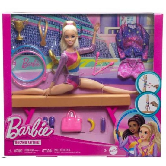 MATTEL BARBIE ΑΘΛΗΤΡΙΑ ΕΝΟΡΓΑΝΗΣ ΓΥΜΝΑΣΤΙΚΗΣ HRG52