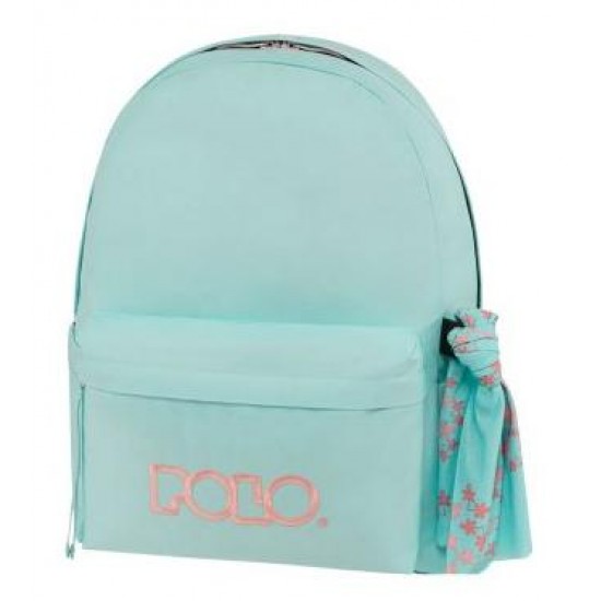 ΣΑΚΙΔΙΟ POLO ORIGINAL SCARF CYAN-PINK 901135-5639