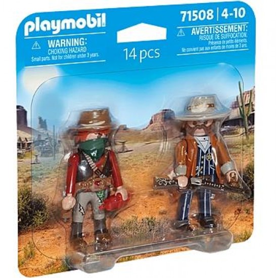 PLAYMOBIL DUO PACK ΣΕΡΙΦΗΣ ΚΑΙ ΛΗΣΤΗΣ 71508