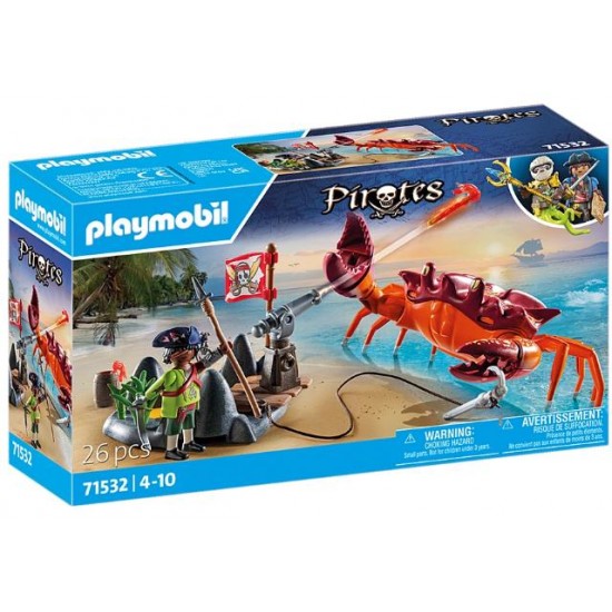 PLAYMOBIL PIRATES ΜΑΧΗ ΜΕ ΤΟΝ ΓΙΓΑΝΤΙΟ ΚΑΒΟΥΡΑ 71532