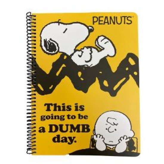 BMU ΤΕΤΡΑΔΙΟ 17X25 ΣΠΙΡΑΛ 2Θ 70Φ PEANUTS- CHARLIE BROWN (365-06402)