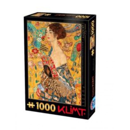 D-TOYS ΠΑΖΛ 1000 ΚΟΜΜΑΤΙΑ 68x47cm KLIMT LADY WITH A FAN