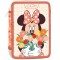 ΣΧΟΛΙΚΗ ΚΑΣΕΤΙΝΑ ΔΙΠΛΗ ΓΕΜΑΤΗ DISNEY MINNIE MΟUSE HAPPINESS MUST 2 ΘΗΚΕΣ 564397