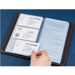 DELI ΚΑΡΤΟΘΗΚΗ 180 ΘΕΣΕΩΝ 19.5x11.5cm ΜΑΥΡΗ DELI ΚΑΡΤΟΘΗΚΗ 180 ΘΕΣΕΩΝ 19.5x11.5cm ΜΑΥΡΗ