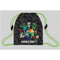 ΣΑΚΟΣ ΠΛΑΤΗΣ ΠΟΥΓΚΙ GRAFFITI MINECRAFT - GREEN 248401 ΣΑΚΟΣ ΠΛΑΤΗΣ ΠΟΥΓΚΙ GRAFFITI MINECRAFT - GREEN 248401