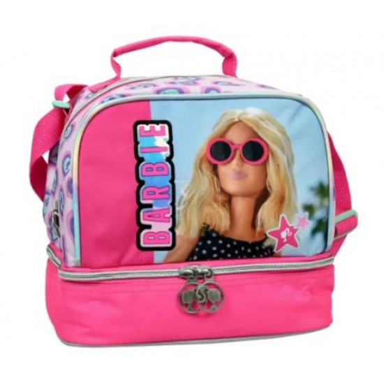 ΤΣΑΝΤΑΚΙ ΦΑΓΗΤΟΥ GIM BARBIE HOLOGRAPHIC 349-86220