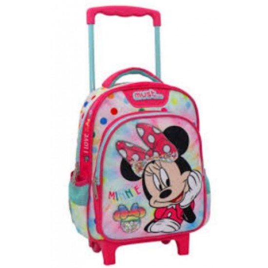 ΣΑΚΙΔΙΟ TROLLEY ΝΗΠΙΟΥ MUST MINNIE MOUSE I LOVE RAINBOW 563484