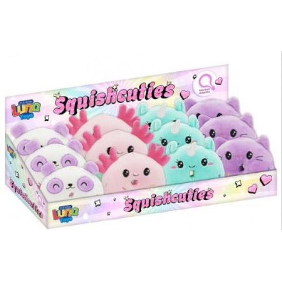 Λούτρινο Μπρελόκ Luna Toys Squishcuties, 10 εκ. 4 Σχέδια 622761